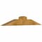 Ekena Millwork Portland Rough Sawn Timber Gable Bracket, Western Red Cedar, 36"W x 6"H x 4"D x 4"F, 4/12 Pitch GBW036X06X0404POR00RWR - alternate 3